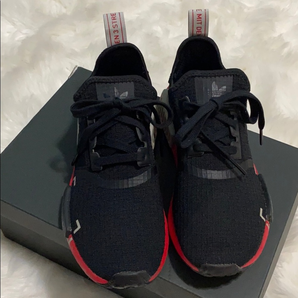 ❌SOLD❌Adidas NMD_R1 Black/Red/Gray